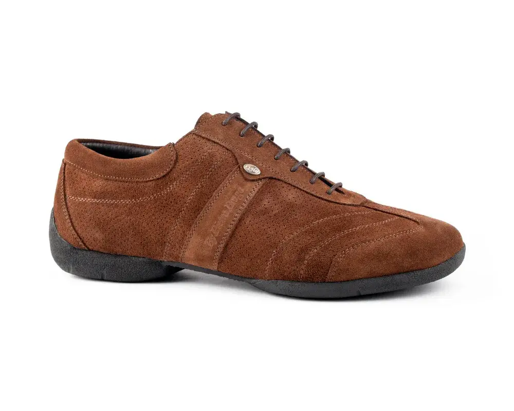 Tanzsneaker Brown Nubuck