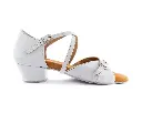 PortDance PD636/30 Kindertanzschuhe White Leather