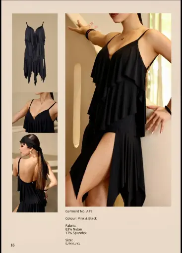 U Dance x BD Dance A19 Lateinkleid